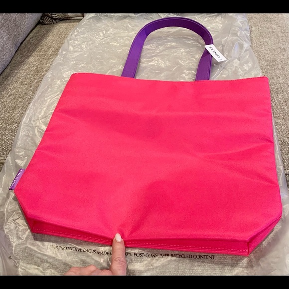 Clinique Tote Bag - New- pink/purple/floral - Picture 2 of 8